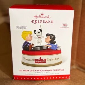 Hallmark Keepsake Ornament Celebrating 50 Years of a Charlie Brown Christmas